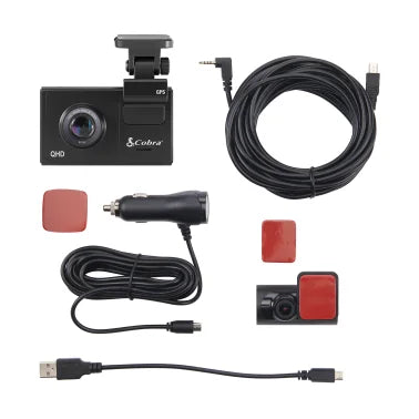 Cobra® SC 200D Dual-View Smart Dash Cam