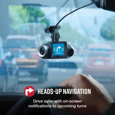 Cobra® SC 201 Dual-View Smart Dash Cam