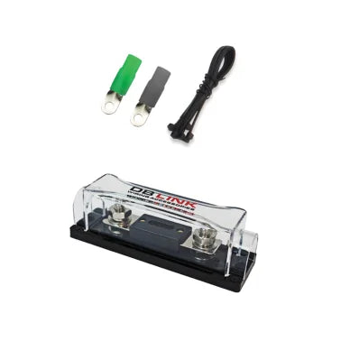 DB Link® X-Treme Green Series 4-Gauge Amp Installation Kit with 80-Amp ANL Fuse