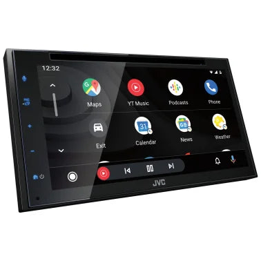 JVC® KW-V660BT 6.8-In. Double-DIN In-Dash DVD Receiver with Bluetooth®, Apple CarPlay™, Android™ Auto, and SiriusXM® Ready