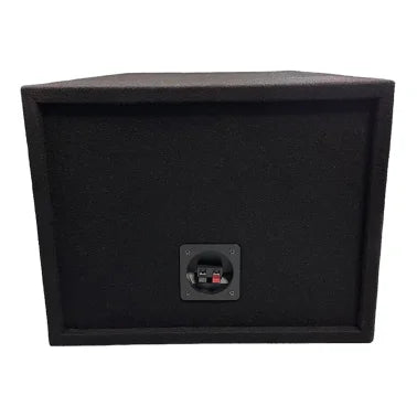 King Boxes D10V 10-In. Double-Speaker Single-Port Black Carpeted Enclosure