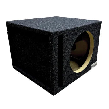 King Boxes S10V 10-In. Single-Speaker Ported Black Carpeted Enclosure