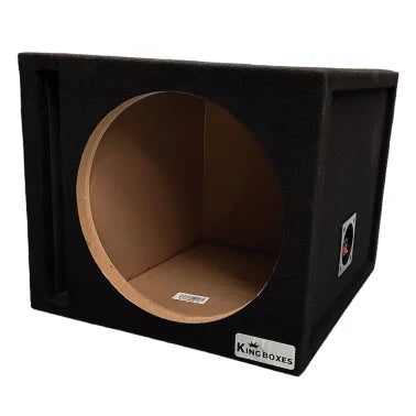 King Boxes S12V 12-In. Single-Speaker Ported Black Carpeted Enclosure