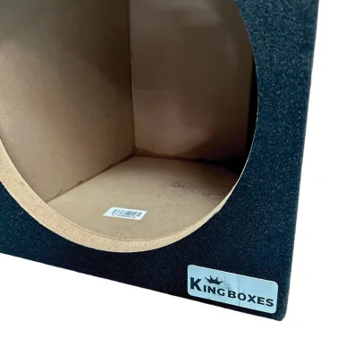 King Boxes S12V 12-In. Single-Speaker Ported Black Carpeted Enclosure