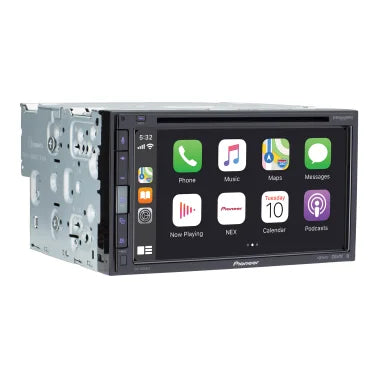 Pioneer® AVH-2550NEX 6.8-In. Car In-Dash Unit, Double-DIN DVD Receiver with Touch Screen and Compatibility with Apple CarPlay®, Android Auto™, and Alexa®