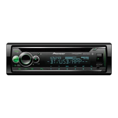 Pioneer® DEH-S6220BS CD Car Stereo Head Unit, Single-DIN, LCD with Smart Sync Compatibility