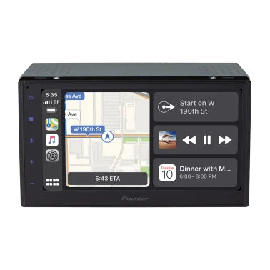 Pioneer® DMH-1770NEX 6.8-In. Car In-Dash Unit, Double-DIN Digital Media Receiver with Touch Screen, Bluetooth®, and Apple CarPlay®/Android Auto™