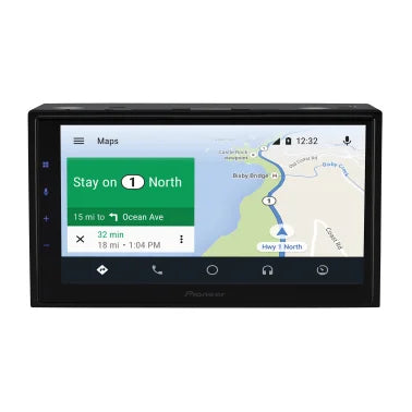 Pioneer® 6.8-In. Car In-Dash Unit, Double-DIN Digital Media Receiver with Touch Screen, Apple CarPlay®/Android Auto™, and Alexa® Built-in