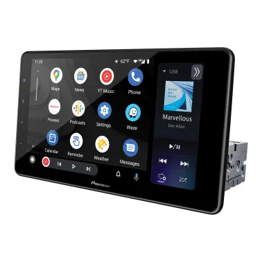 Pioneer® DMH-WT3800NEX 9-In. Car Stereo Head Unit, Single-DIN with Floating WSVGA Touch Screen