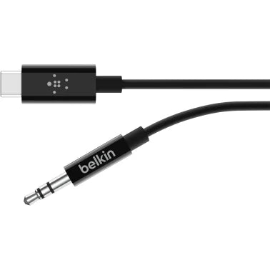 Belkin® RockStar™ 3.5 mm to USB-C® Audio Cable, 3 Feet