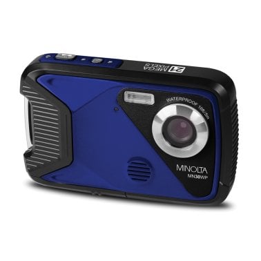 Minolta® MN30WP Waterproof 4x Digital Zoom 21 MP/1080p Digital Camera (Blue)