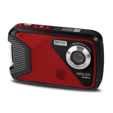 Minolta® MN30WP Waterproof 4x Digital Zoom 21 MP/1080p Digital Camera (Red)