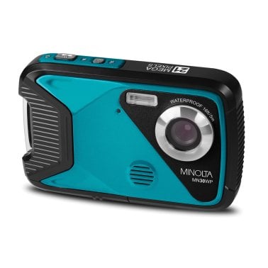 Minolta® MN30WP Waterproof 4x Digital Zoom 21 MP/1080p Digital Camera (Teal)