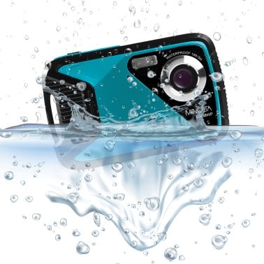 Minolta® MN30WP Waterproof 4x Digital Zoom 21 MP/1080p Digital Camera (Teal)