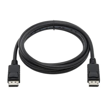 Tripp Lite® by Eaton® 4K at 60 Hz DisplayPort™ 1.2 Male/Male Cable with Latches, Black (10 Ft.)