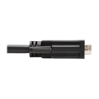 Tripp Lite® by Eaton® 1080p DisplayPort™ Male with Latch to DVI-D Male Single Link Adapter Cable, Black, 6 Ft., P581-006