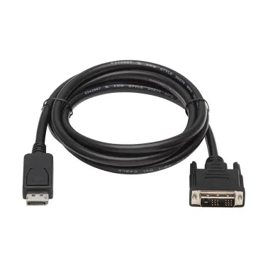 Tripp Lite® by Eaton® 1080p DisplayPort™ Male with Latch to DVI-D Male Single Link Adapter Cable, Black, 6 Ft., P581-006