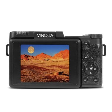 Minolta® MND30 4x Digital Zoom 30 MP/2.7K Quad HD Digital Camera (Black)