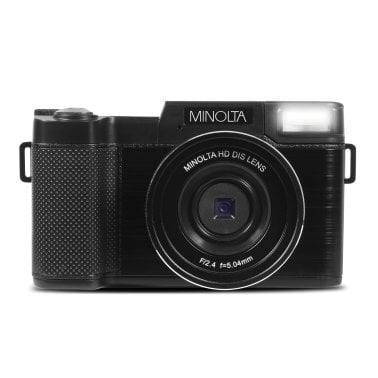 Minolta® MND30 4x Digital Zoom 30 MP/2.7K Quad HD Digital Camera (Black)