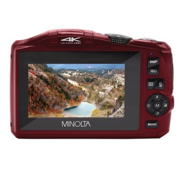 Minolta® MND50 16x Digital Zoom 48 MP/4K Ultra HD Digital Camera (Red)