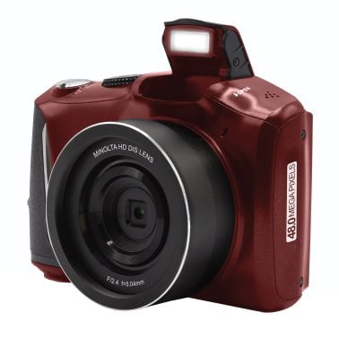 Minolta® MND50 16x Digital Zoom 48 MP/4K Ultra HD Digital Camera (Red)