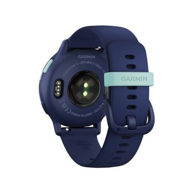 Garmin® vívoactive® 5 Fitness-Tracking Smartwatch with Aluminum Bezel and Silicone Band (Navy Blue)