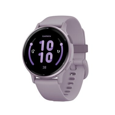 Garmin® vívoactive® 5 Fitness-Tracking Smartwatch with Aluminum Bezel and Silicone Band (Orchid)