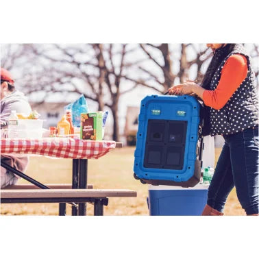 Gemini® MPA Series Portable Water-Resistant Bluetooth® Trolley Speaker with Lights and Remote, MPA-2400 (Blue)