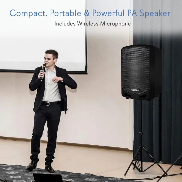 Pyle® Compact and Portable Bluetooth® PA Speaker