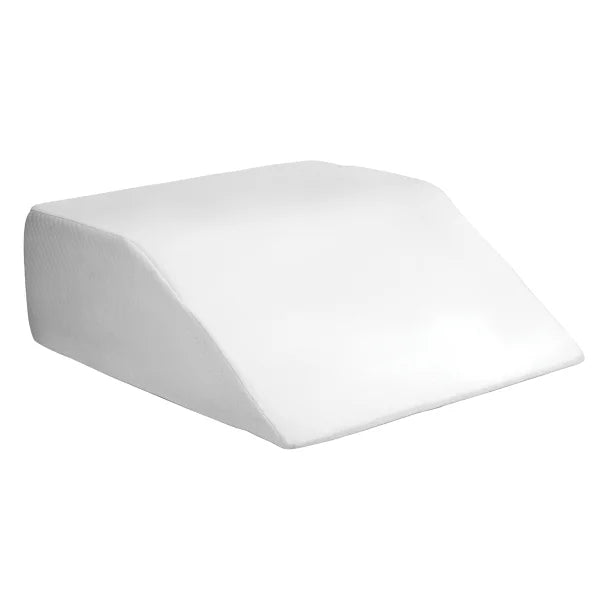 AllSett Health® Leg-Elevation Wedge Memory Foam Pillow (White)