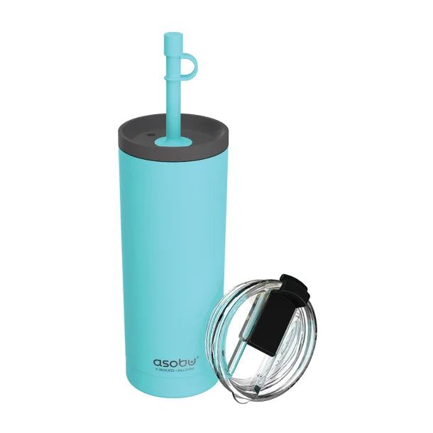 ASOBU® 20-Ounce Super Sippy Insulated Coffee Tumbler (Teal)