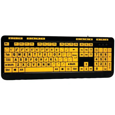 Adesso® EasyTouch™ 132 Luminous Large-Print Desktop Keyboard