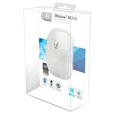 Adesso® iMouse® M300W Bluetooth® Wireless Optical Mouse for PC/Mac®