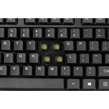 Adesso® EasyTouch™ WKB-1320CB Antimicrobial Wireless Desktop Keyboard and Mouse