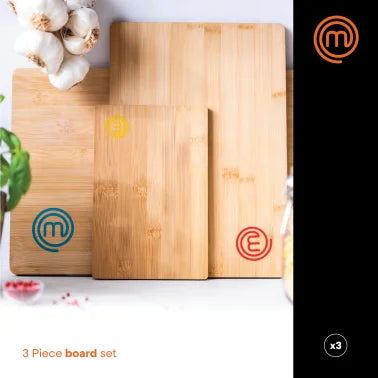 MasterChef® 3-Piece Color Coded Bamboo Board Set