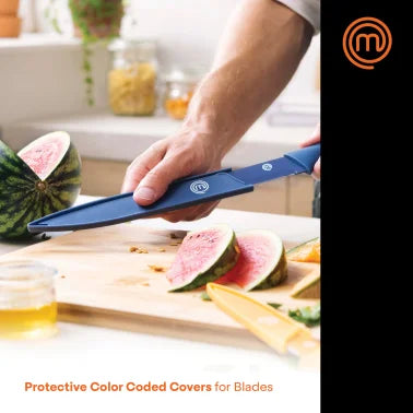 MasterChef® 12-Piece Colored Knife Set with Logo