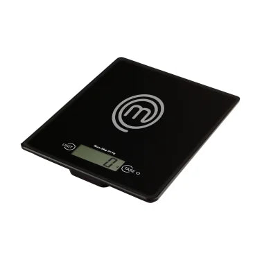 MasterChef® 11-Lb. Tempered Glass Digital Kitchen Scale (Black)