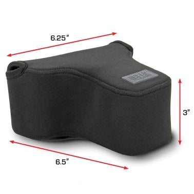 USA Gear® FlexARMOR® FlexSLEEVE Camera Case Sleeve, Black