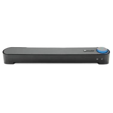 GOgroove® SonaVERSE UBR LED Sound Bar Speaker with Angled Design