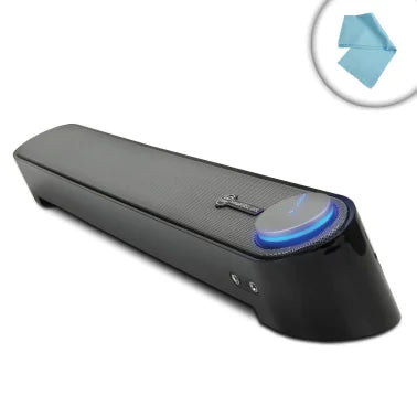 GOgroove® SonaVERSE UBR LED Sound Bar Speaker with Angled Design