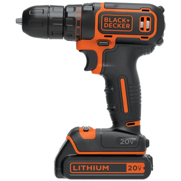 BLACK+DECKER™ 20-Volt MAX* Lithium Single-Speed Drill/Driver