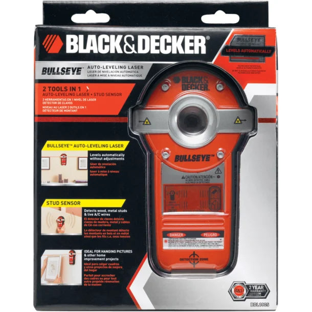 BLACK+DECKER™ BullsEye® Auto-Leveling Laser with Stud Sensor