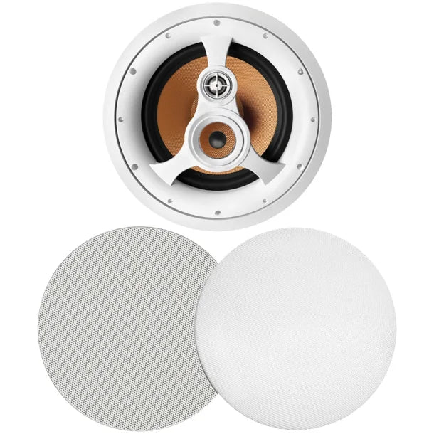 BIC America Acoustech® H310C 10-In. Indoor 3-Way In-Ceiling Speaker, 250 Watts, White