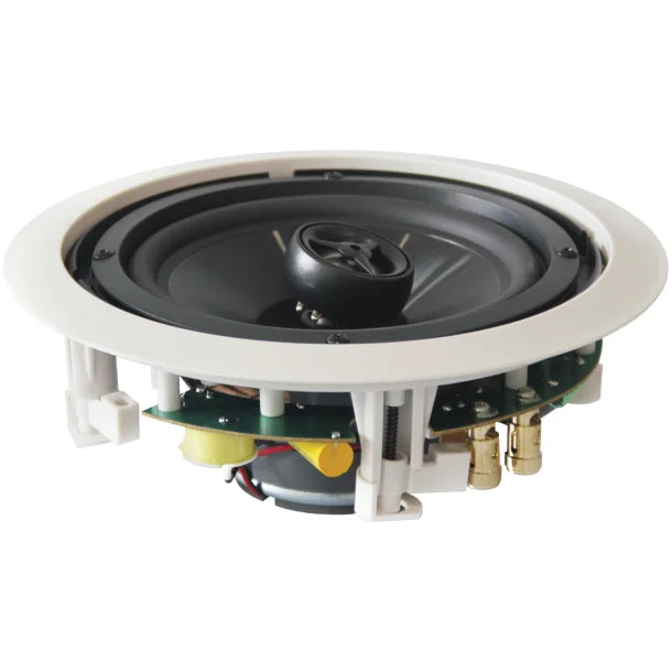 BIC America Muro™ MSR-PRO6 Outdoor 125-Watt-Continuous-Power 6.5-In. In-Ceiling Speaker with Pivoting Tweeter, 2 Count