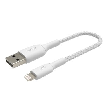 Belkin® BOOST UP CHARGE™ 3.3-Ft. Braided Lightning® to USB-A Cable, White