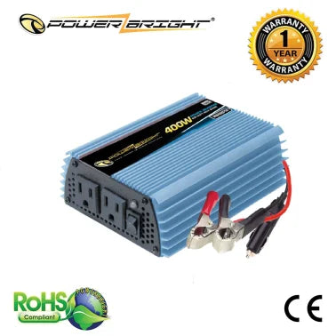 PowerBright™ 12-Volt 400-Watt-Continuous Modified Sine Wave Inverter