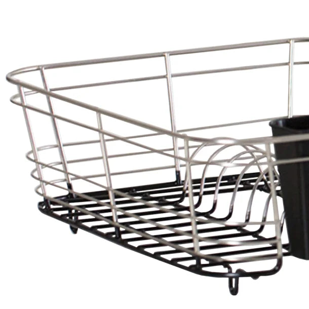 Better Houseware 2-Piece Dish Drainer (Stainless Steel)