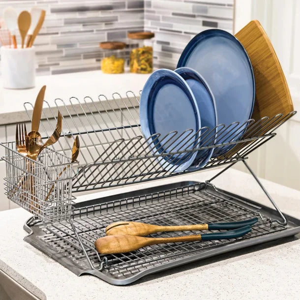 Better Houseware Cutlery Holder (Chrome)