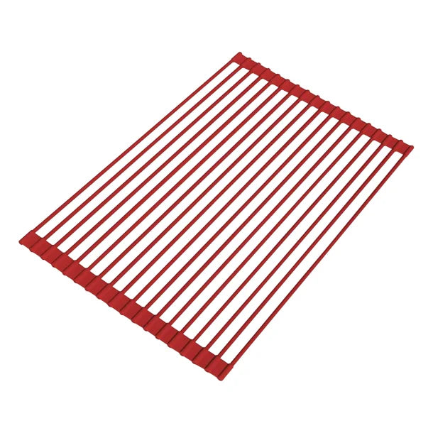 Better Houseware Over-the-Sink Roll-up Drying Rack (Red)