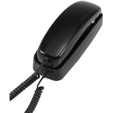 AT&T® Corded Trimline® Phone with Lighted Keypad (Black)